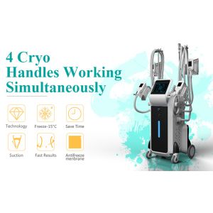 Quality Beauty machine cryolipolysis four handpieces cryolipolysis body slimming machine for sale