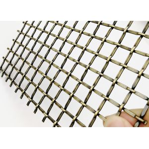 Customized Thickness Architectural Metal Mesh Copper Customized Size