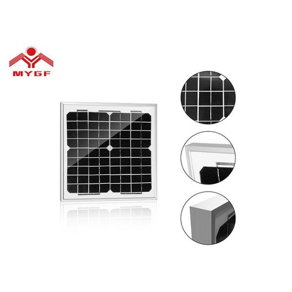 Silver Frame Monocrystalline Silicon Pv Panels , Multicrystalline Solar Panel