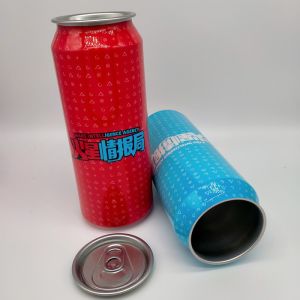 Aluminum Beverage Cans 330 ml Soft Drinks Slim Cans With Easy Open Pull Ring