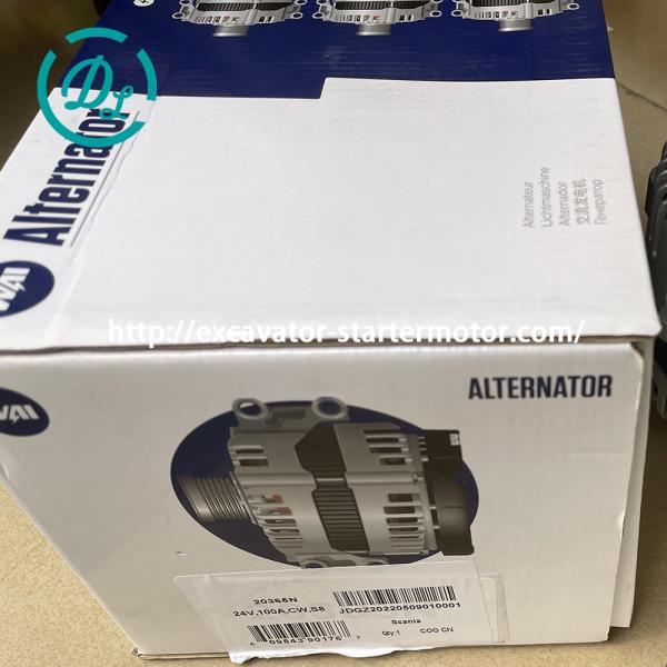 EexcavaStart 24V 100A Excavator Alternator A004TR5188 1516176 1525447
