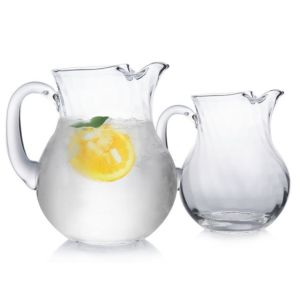 Customized factory price Handmade Water Jug Clear Transparent Picther