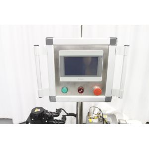 220 Volt Label Sealing Machine 35mm Max Length With Automatic Running Light