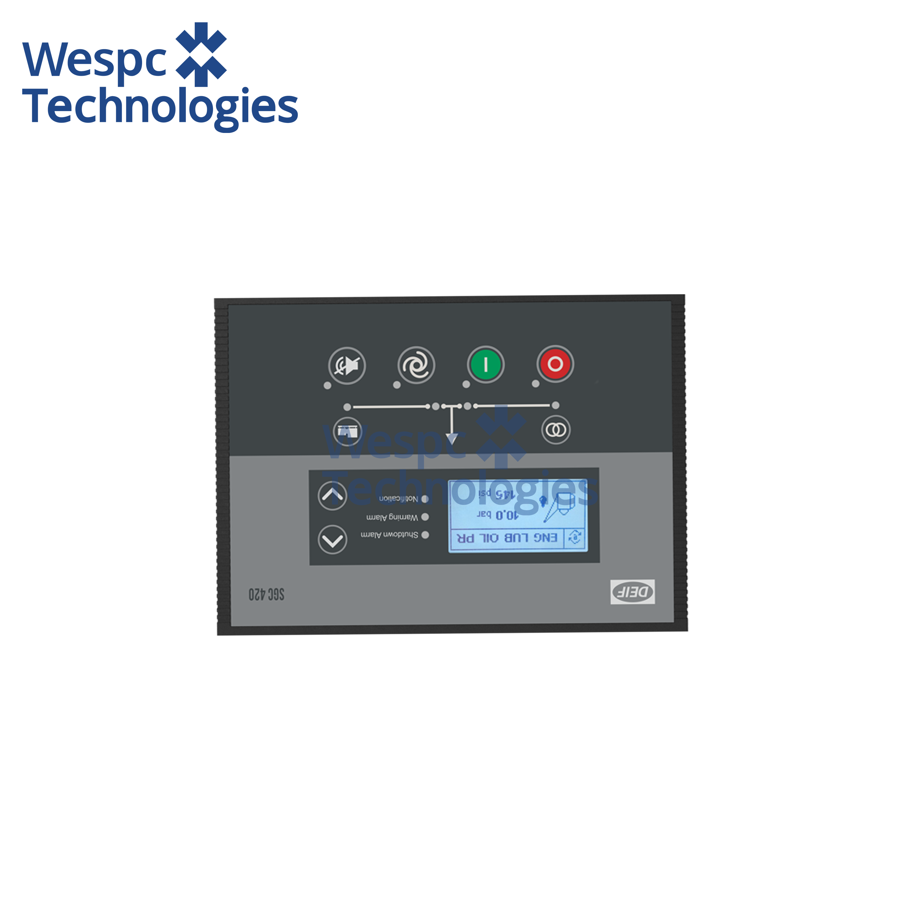 WESPC Original SGC420 DEIF Genset Controller Designed for AMF Automatic Mains