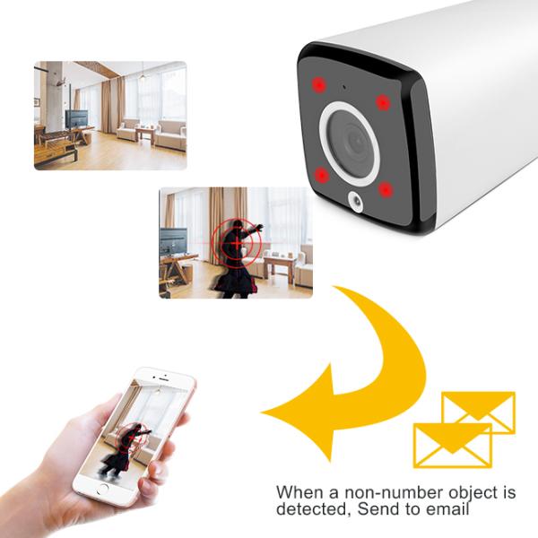 Motion Sensor IP Security Camera 1.3 Megapixel , Full Hd Bullet Camera 1080p