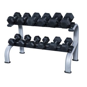 2 Tier Dumbbell Rack, 2 Tier Dumbbell Rack with saddles, 2 tier dumbbell weight