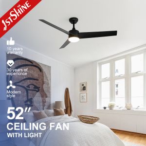 110-240V Save Energy Plastic Ceiling Fan With Lights 6 Speed DC Motor