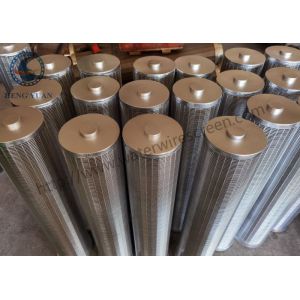 Resin Catcher Wrapped Johnson Wire Screen Tube Stainless Steel 316l For Resin
