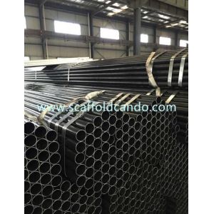Black welding pipe, MS tube, Q235 scaffolding steel pipe, 48.3mm O.D 6000mm