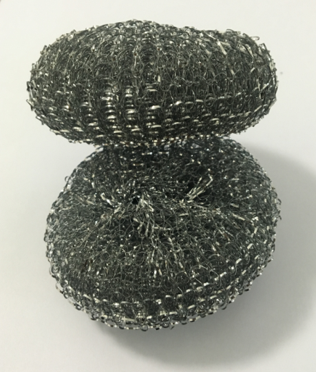 Zinc Coated Wire Mesh Scourer Cleaning Scourer Ball /galvanized Steel