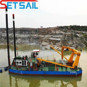 Long Service Cutter Suction Mud Ship with Depth Sounder Meter Cyclone Type 30