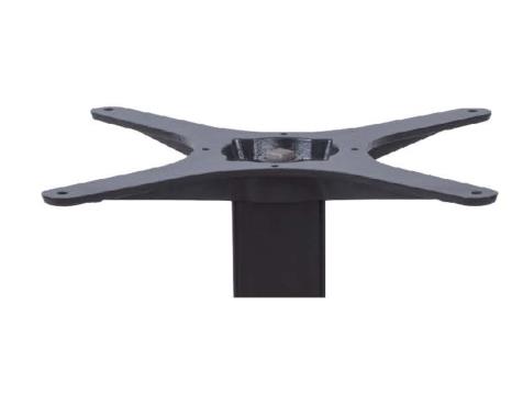 1100 Custom Cross Table Base Metal Table Legs Garden Furniture Powder Coated