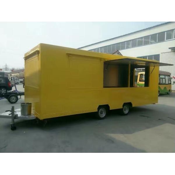 ISO ECE Certification Fast Food Trailer Concession Street Mobile Food Truck Cart