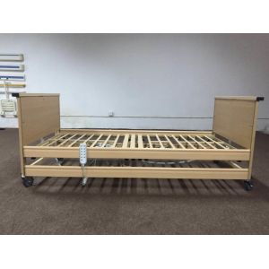Medical Furniture 5 Function ICU 820MM Electric Hospital Bed Wooden