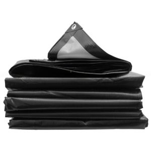 Logo Printing 120gsm Width 4m Strong Waterproof PE Tarpaulin HDPE Coated