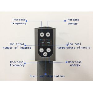 Electromagnetic ESWT Therapy Machine With 8 Inch Touch Screen