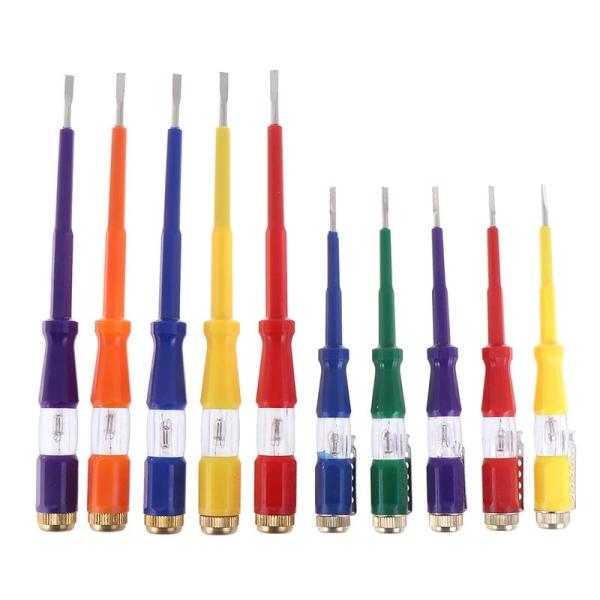 Buy 14cm 19cm Electrical Tester Screwdriver 220V Electrical Cable Accessories Waterproof Induced at wholesale prices