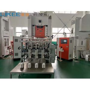 China Mitsubishi PLC 50 To 70 Strokes/min Electric Aluminum Foil Tray Making Machine on sale