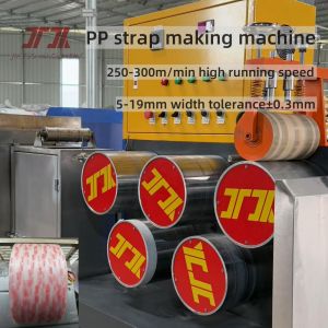 High Efficiency Plastic PP Strapping Band Production Line With PLC Control And
