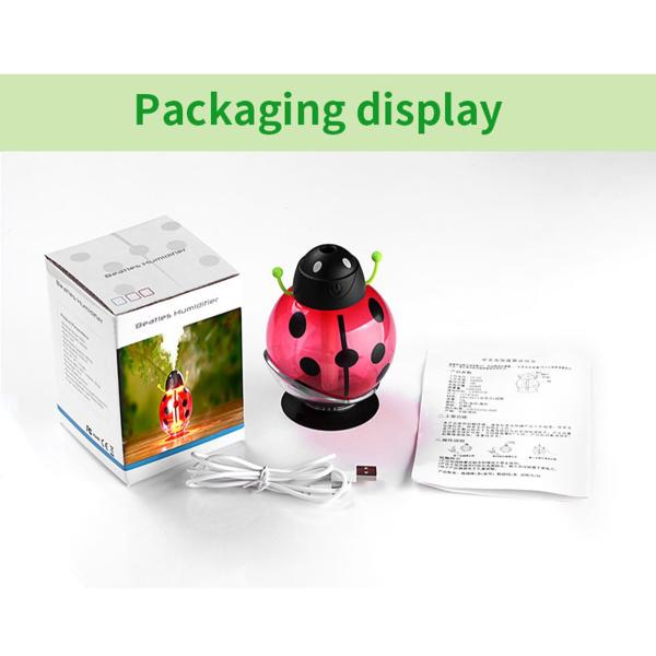 Beetle USB Ultrasonic Aroma Essential Oil Diffuser Air Mist Humidifier Aromatherapy with LED Night Light