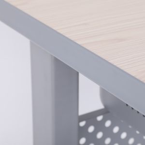 Aluminum Office Furniture Fixed Height Classroom Student Desk Rust Resistant