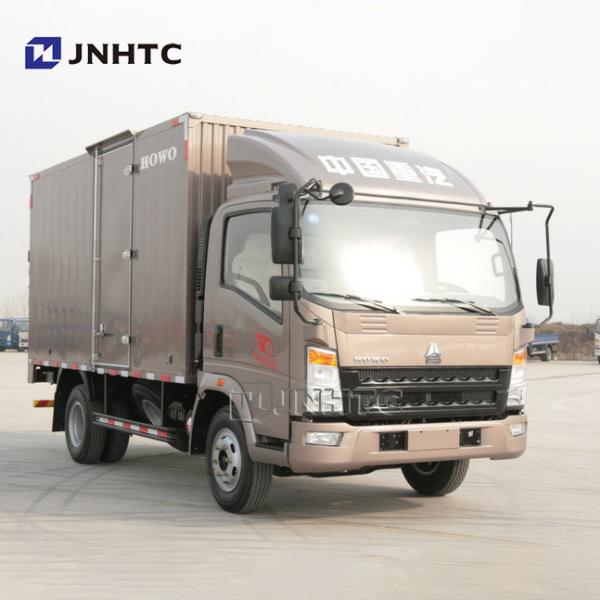 Buy SINOTRUK HOWO 6 Tons 116hp LHD Box Truck Van Cargo Truck at wholesale prices