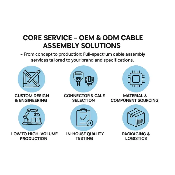 Rapid Prototyping Services Flat Cable Assembly for Motorcycle Lighting