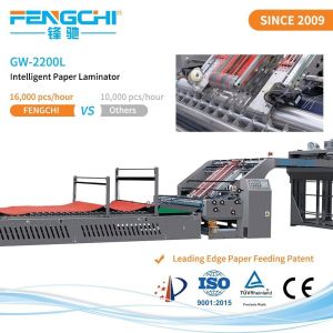 Paper Membrane Gw-2200L Automatic Pre Stacking Intelligent Litho Laminating