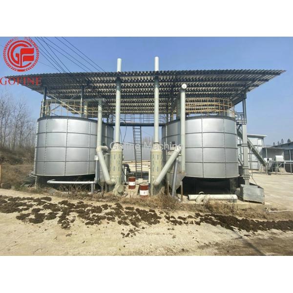Buy 32CBM Animal Manure Aerobic Compost Fertilizer Fermentation Tank at wholesale prices