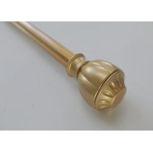 China Gold 28mm Adjustable 5.8 Metres Luxury Curtain Poles on sale