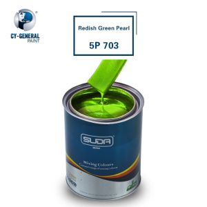 Quality Redish Green Pearlescent Paint Scratch Resistance Green Auto Paint for sale