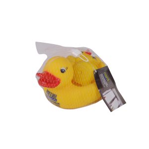 Bathtub Fun Toy Squeezing Rubber Ducks With 3 Baby Ducks EN71 Certification