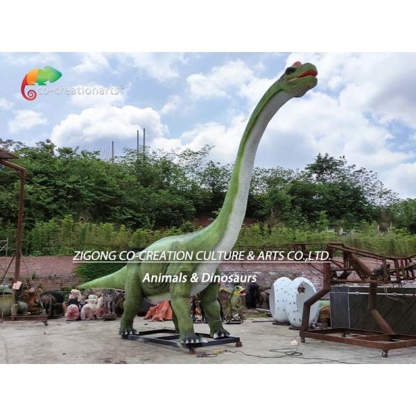 Coin Operated Simulation Life Size Animatronic Dinosaurs 12m Brachiosaurus Models