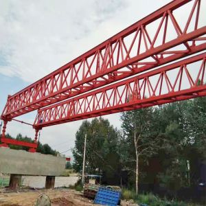 50M Span Remote Control Concrete Box Launcher Crane