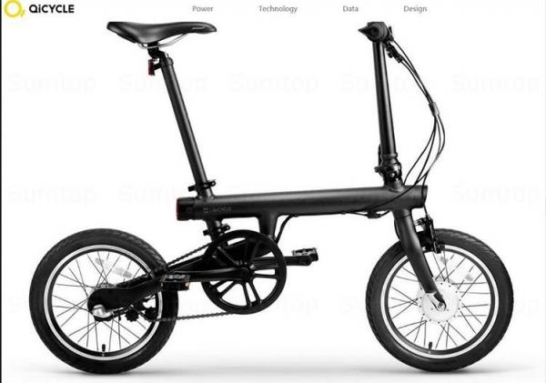 Original Xiaomi High Speed Brushless Motor Mi QiCYCLE cheap electric folding bike