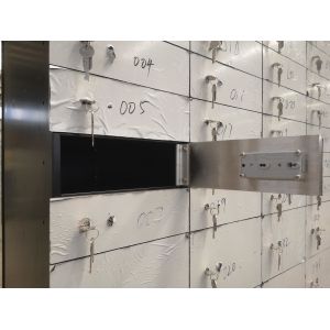ISO Certification 180 Degree Open 5x5 Safe Deposit Box For Gold