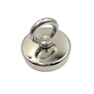 High Strength Neodymium Eyebolt Magnet Customization Pull Force