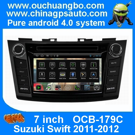 Buy Ouchuangbo Special Android 4.0 Car DVD for Suzuki Swift 2011-2012 with GPS Audio Player S150 System OCB-179C at wholesale prices