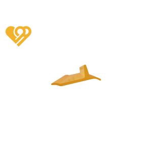 HRC40 Single Lug 25MnB Steel Bulldozer Track Pads