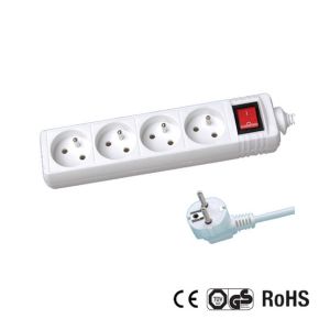 Quality NF CE Certificate 1.5m extension socket with Euro Plug for sale