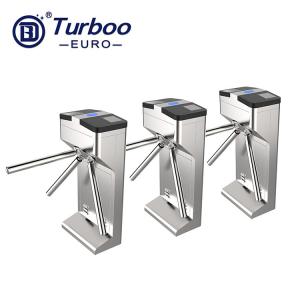Quality ISO90001 24V 30W Electric Tripod Turnstile Gate With Card Reader for sale