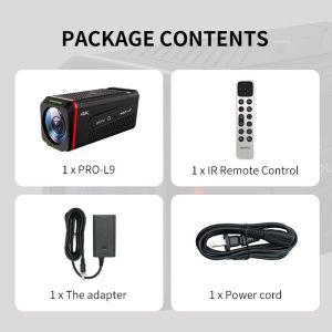 DAIPU PRO-L9 4k 7X Optic HD OEM ODM Tiktok ToF HD Hd-mi Optical Sexy Zoom Video