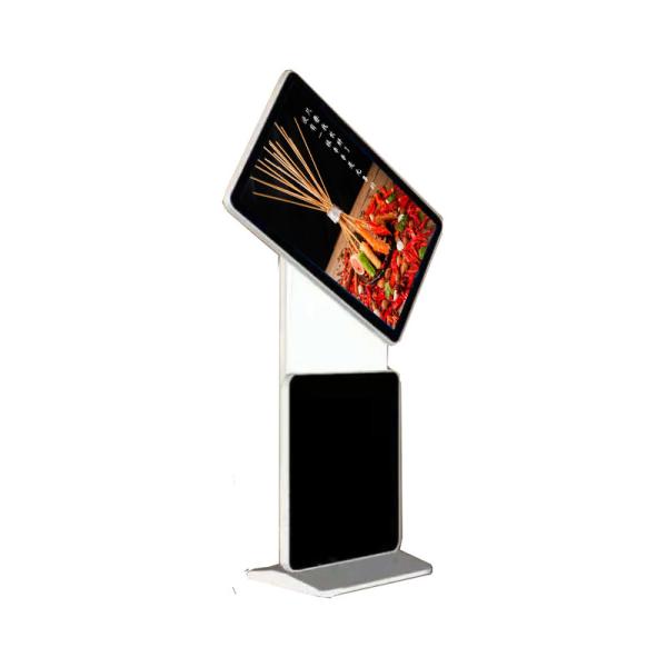 55 inch floor standing hd lcd screen digital signage kiosk with WiFi with inside