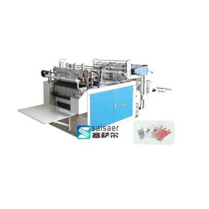 HDPE LDPE T - Shirt Plastic Bag Making Machine Double Servo Motor Control