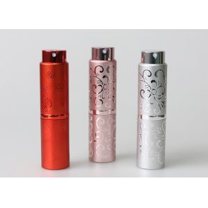 Professional design mini silver 10ml twist and spritz atomiser