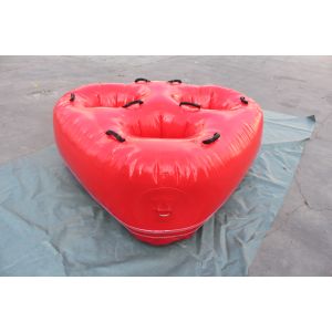 1.7x1.7x0.5m PVC Tarpaulin Inflatable Water Games Boat