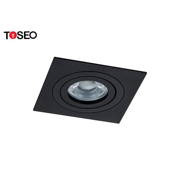 Buy Adjustable Square Recessed Downlights Cutting 80mm Gu10 Downlight Fixture at wholesale prices