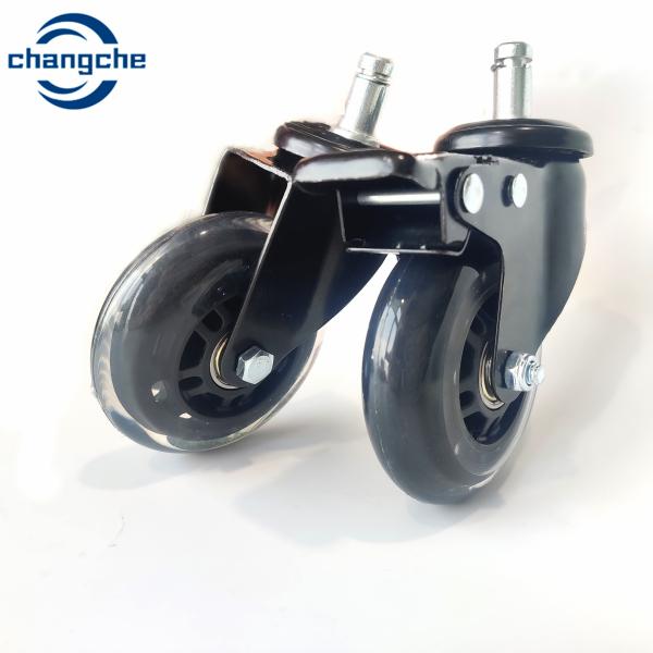 Buy Threaded Stem Roller Wheel Casters Industrial 25mm Wheel Width at wholesale prices