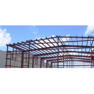 Durable Industrial Steel Frame Building Prefabricated Workshop 、