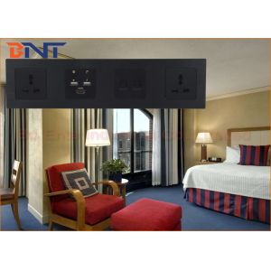 Intelligent Media Hub , Brushed Aluminum Alloy Mutimedia Wall Socket